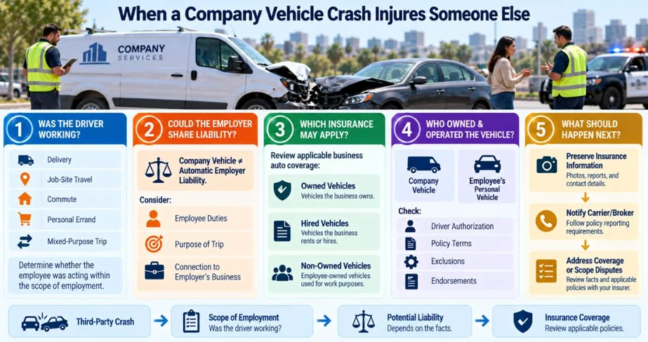 Company Vehcile Crash