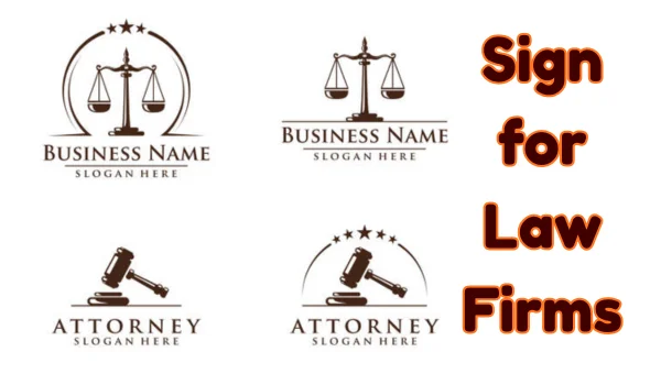 Sign for Law Firm