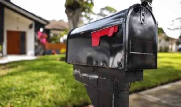 Business Cards in Mailboxes