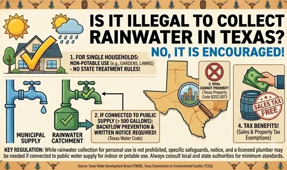 Is It Illegal to Collect Rainwater in Texas