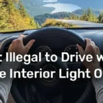 is It Illegal to Drive With Interior Lights On